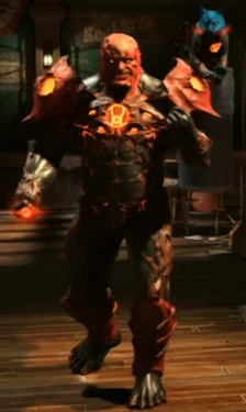 Metropolis Atrocitus fights Kilowog