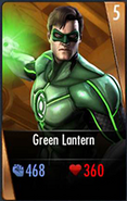 IOS Green Lantern Card