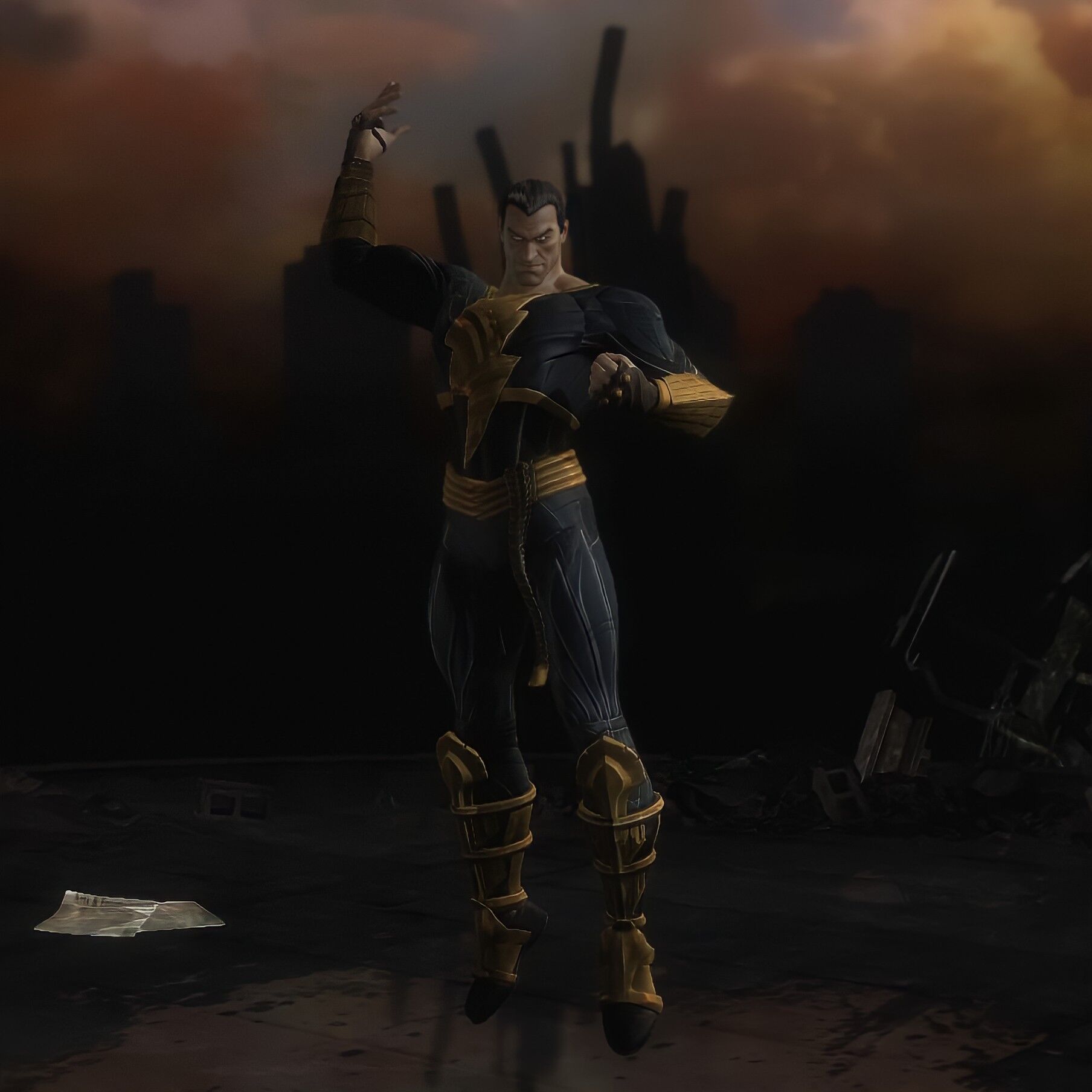 black adam injustice costumes