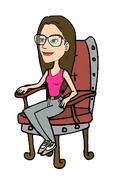 Lyna in a chair