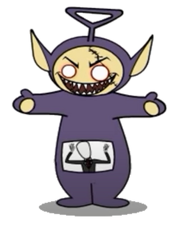 tinkywinky様 Tinky Winky (Pesadilla Teletubbies) | Villains Fanon Wiki