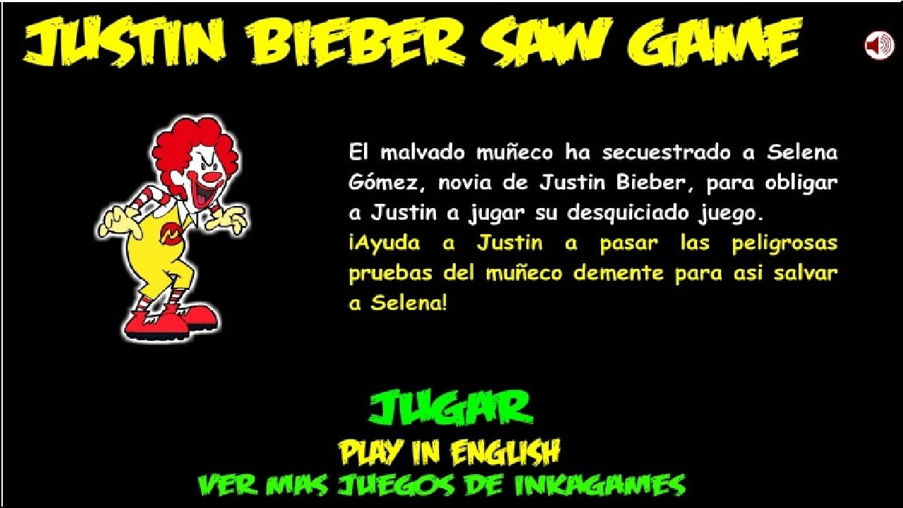 Justin Bieber Saw Game Inkagames English Wiki Fandom