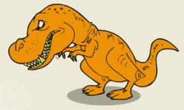 Bart & Pigsaw (orange)