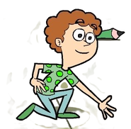 Tony picking something up