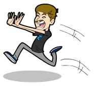 Mr. Beast running