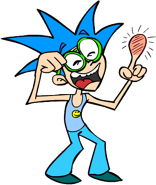 Lucas getting his finger bitten