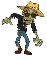Dross turned into a zombie