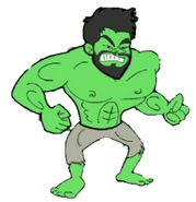 Willyrex as Hulk
