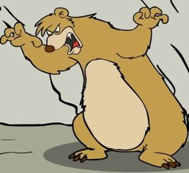 Bear scares down Phineas