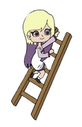 Lyna on the ladder (Abnormal Family)