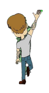Dross reaching for something