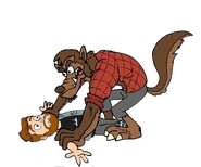 Ibai attacked by the werewolf