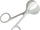 Pair of veterinary scissors