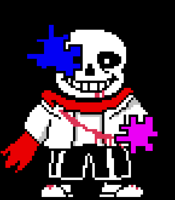 Undertale  TO!Ink sans full fight + hell mode 