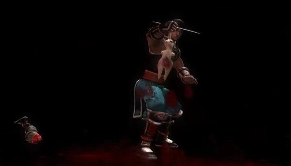 Mortal Kombat Shaolin Monks  Kung Lao's Unfriendly Rabbit Fatality 