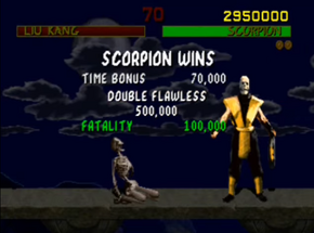 flawless victory fatality tradução