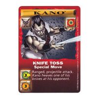 Mortal Kombat Kard Game TCG 1992 Kano Double Knife Slash Special Move Card  Game