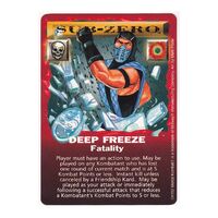 Sub-zero-deep-freeze