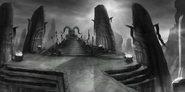 Arte conceptual de Kratos' Arena, por Martin Sabran (02).