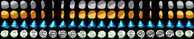 Various shells from the Virtual Tank