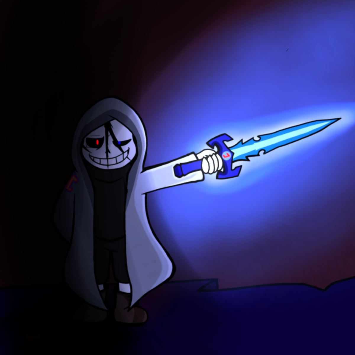 Undertale Universal Mania Ultra Papyrus, Reaper Sans +How to get Apple  Sword 