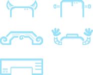 All five head options