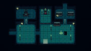 A screenshot of the main room of the Temple of the Dead.