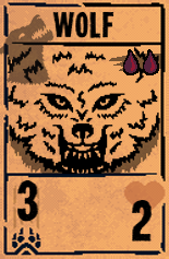 Wolf card