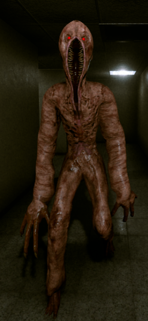 The Skin Stealer (From my multiplayer Backrooms game) : r/backrooms