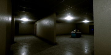 The basement in my office building sent me into the back rooms. I
