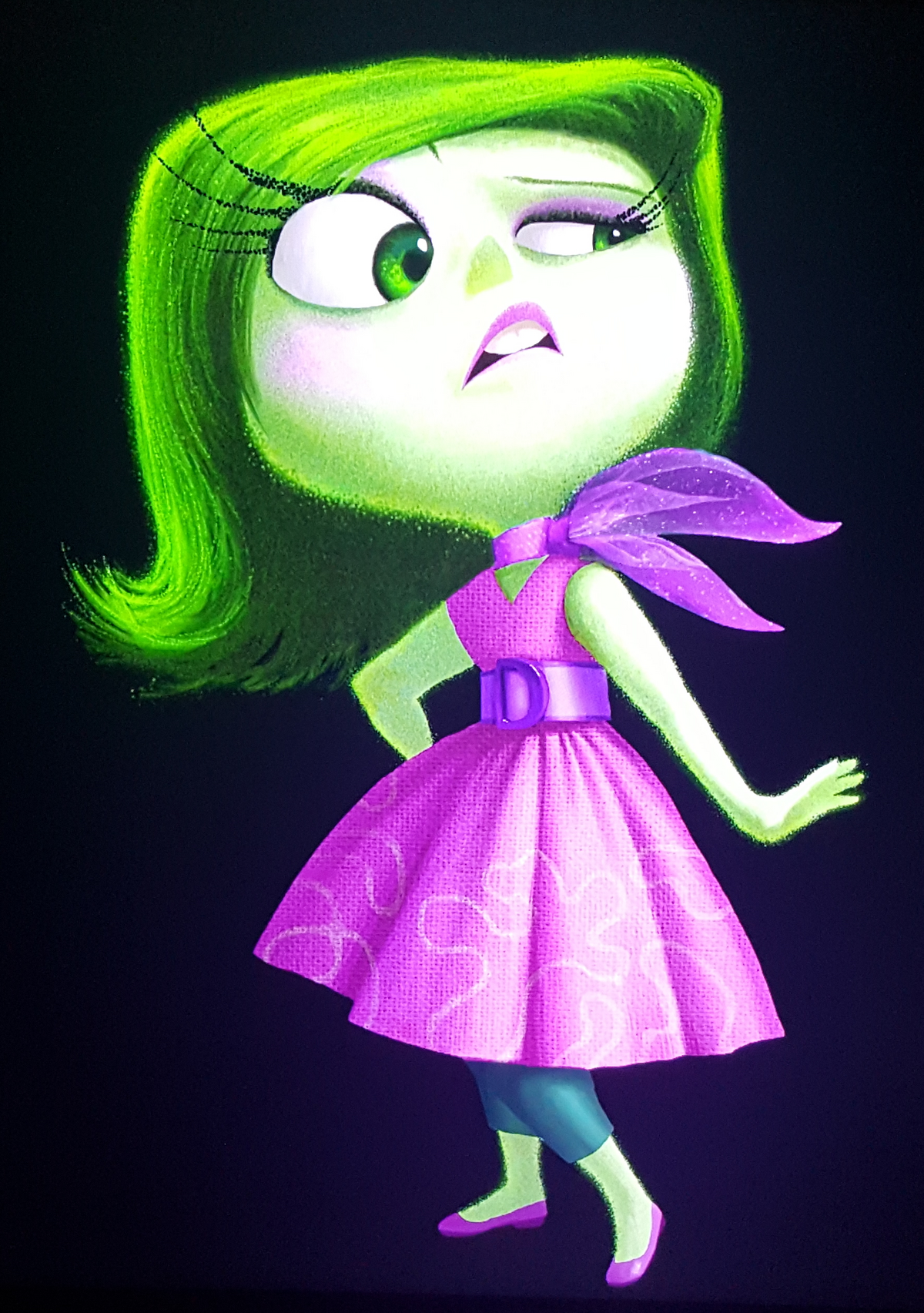 Purple Disgust Inside Out Wiki Fandom