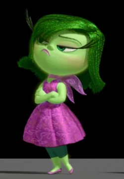 green and white quince dress Disney Inside Out Disgust Classic Adult Costume X-Large main image 1