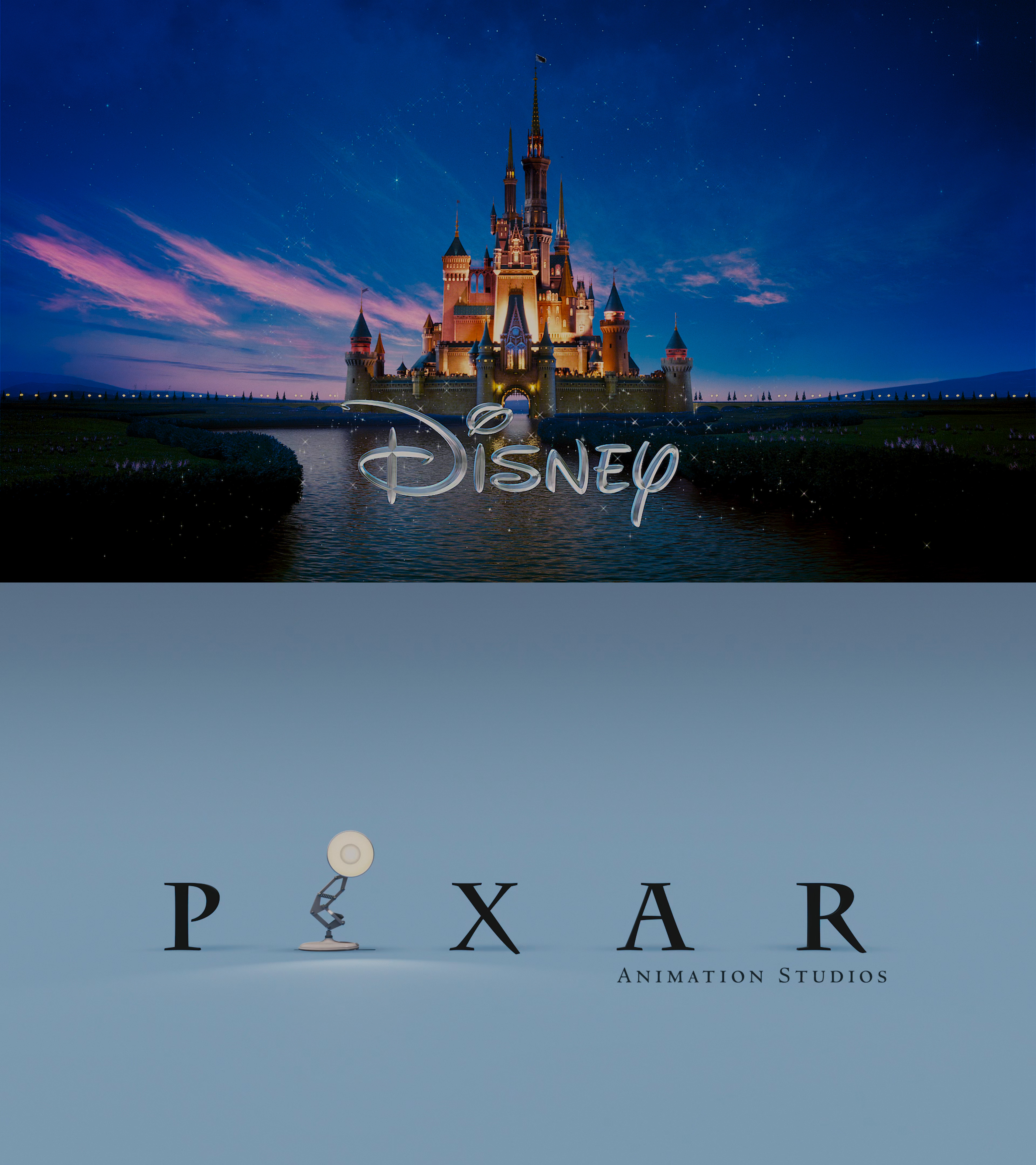 disney pixar logo castle