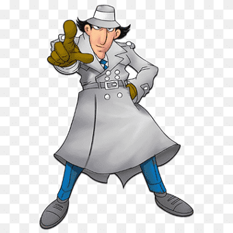 Figurine Inspecteur Gadget Bandai 1983 - MOC - Capuche Windup - FR3