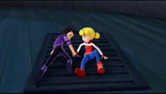 Don't move (they're touching hands!)