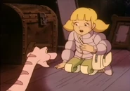 Penny facing the rattlesnake