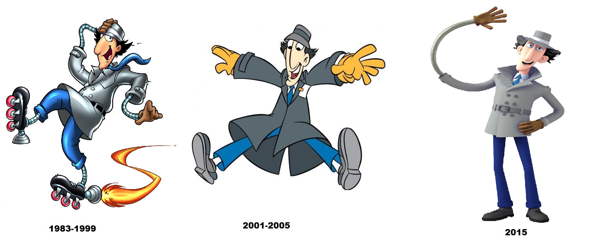 Back to metro city inspector gadget in the style of back to the