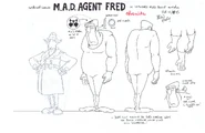 Fred in M.A.D. Agent outfit