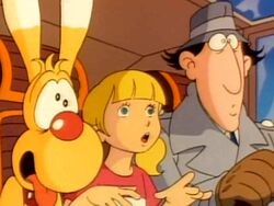 Inspector Gadget Book & Record Recording Curse of the Pharaoh