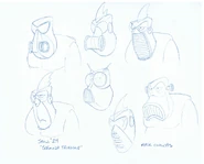 Various mask concepts by Brian Lemay
