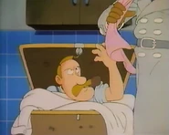 hiding in hamper (The Great Wambini's Seance)