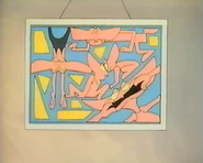 Linguinis posing as abstract art