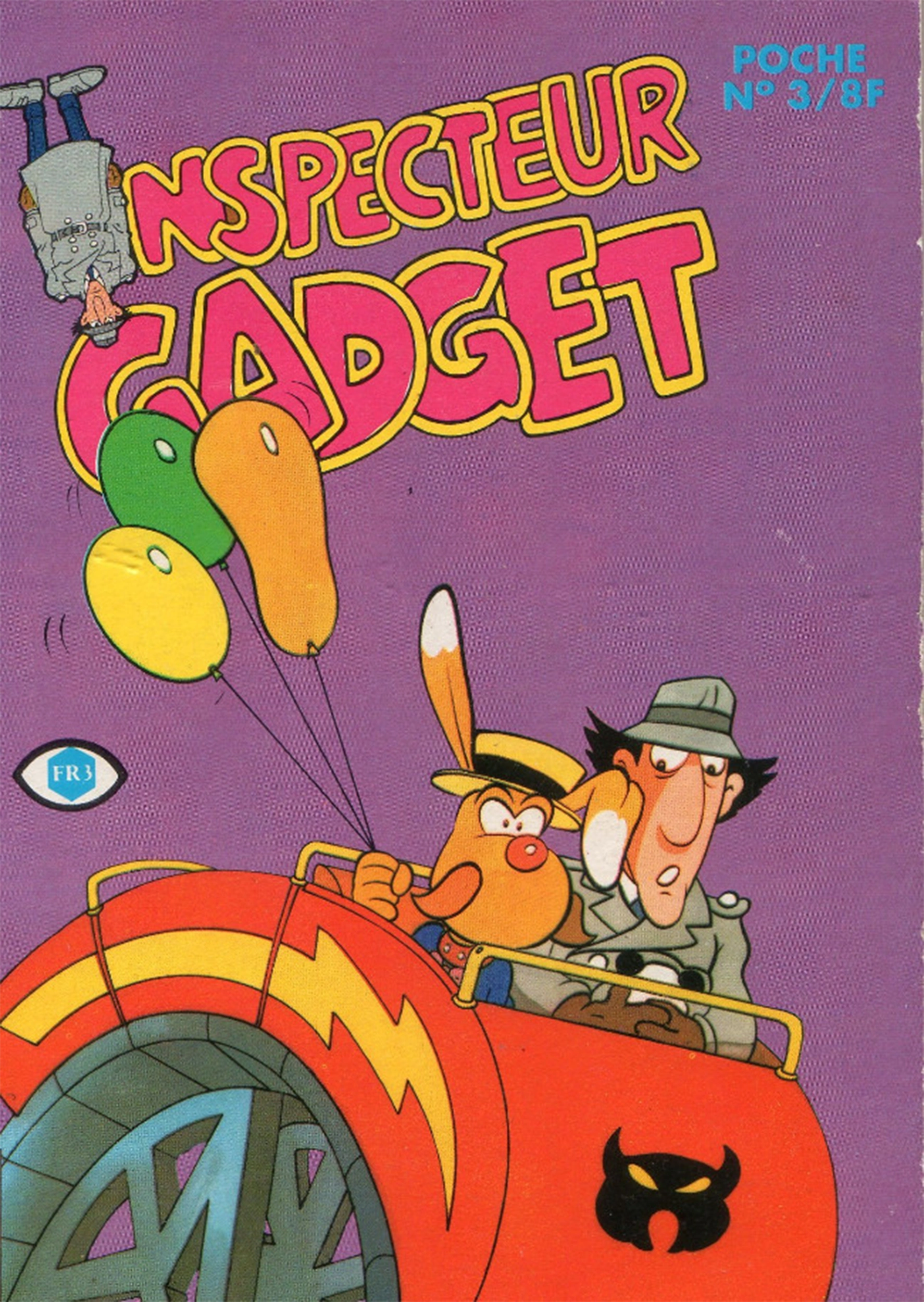 Jeu De Société Ancien MB - Inspecteur Gadget à La Poursuite Des Bandits - Époque Goldorak, France