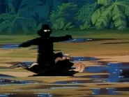 1983 Jungle Bob knocked to the ground