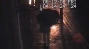 CCTV footage of Trevor Deely on the night of his disappearance.