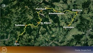 Route in the Schwarzwald.