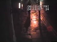 CCTV footage of the "man in black".