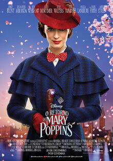 Disney's Mary Poppins Returns Brazilian Portuguese Poster