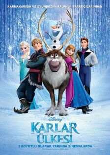 Frozen Turkish Poster