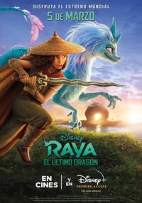 Disney's Raya and the Last Dragon Latin American Spanish Poster